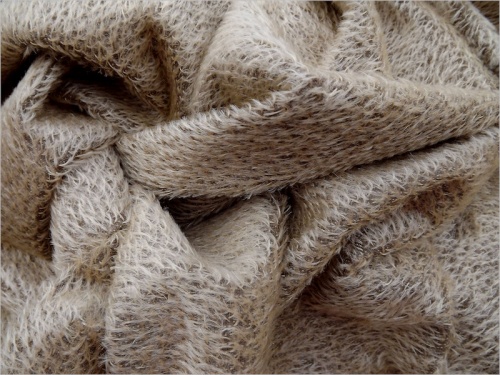 Schulte 9mm Beige on Brown Sparse Mohair - 05